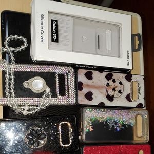 6 Cases Samsung Galsxy S10 Plus Used Gift